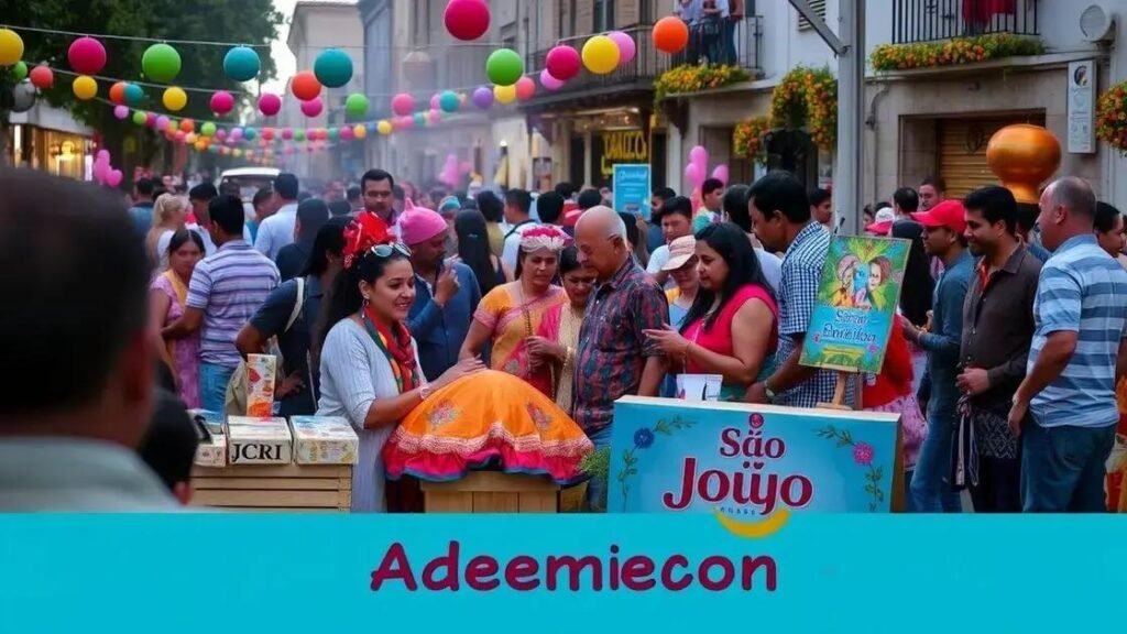 Ademicon interage com o público durante o São João de Caruaru